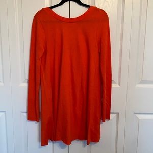 Orange shift dress, cotton, S, Free People Beach, new condition